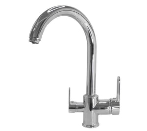 3-Wege Wasserhahn Chrome - Aquapurify