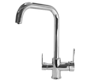 3-Wege Wasserhahn Chrome - Aquapurify